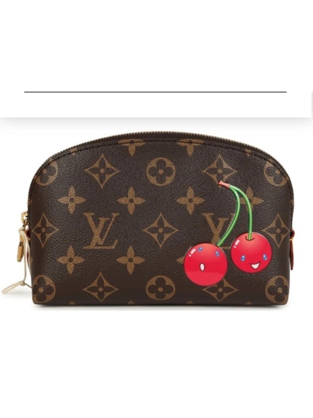 Louis Vuitton x Takashi Murakami (LV x TM) Cherry / Cerise Cosmetic Pouch PM NIB
